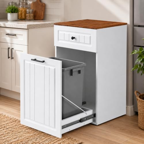 Arliqa 13 Gallon Pull Out Trash Cabinet Drawer Hidden Kitchen Bin by Arliqa - Used condition - US$101.36