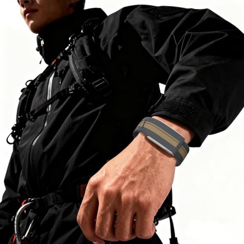 Image of omee Silicone Sport Band Compatible with Whoop 5.0 Band One, Peak and Life /MG Strap Men Women, Breathable Sport Adjustable Waterproof Replacement Wristbands Straps for Whoop 5.0 Silicone Bands