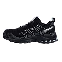 Salomon Women's XA PRO 3D Trail Running and Hiking Shoe, Black/Magnet/Fair Aqua, 6 US