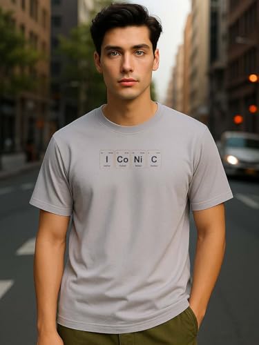Image of Nobero 100% Cotton T Shirts for Men Stylish | Regular Fit | Graphic Printed T Shirts for Men 180 GSM Combed Cotton | Round Neck Half Sleeve