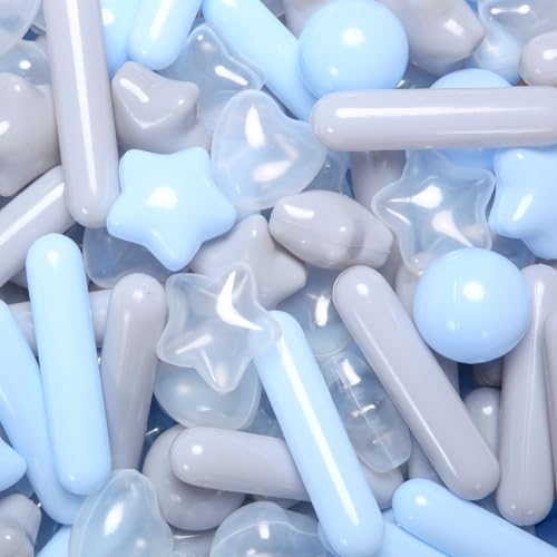 Image of STARBOLO Ball Pit Balls for Toddlers - Macaron Ball Pit Balls Crush Proof Plastic Toy Balls for Toddlers Ball Pits, Ball Pit Play Tent, Baby Pool Water Toys