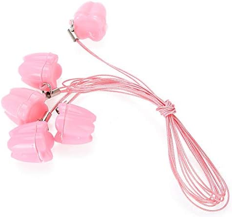 ANGGREK Milk Tooth Saver Necklaces, 5pcs Plastic Baby Milk Tooth Storage Box with Rope Tooth Saver Necklaces() — 사진 6