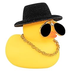A-duck-black Top Hat-diamond Sunglasses