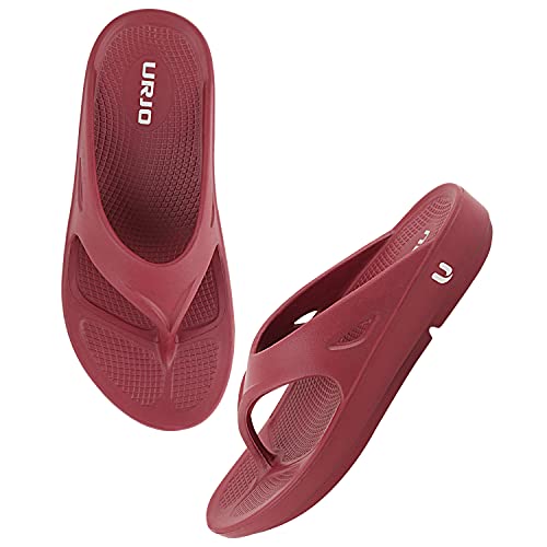 Image of URJO CLASSIC Women's Slippers /FlipFlops Lightweight Super Flexible Arch Support Durable Anti Skid & Stylish Dailywear Slippers /FlipFlops for Women