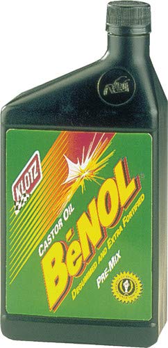 KLOTZ BeNol Racing 2T Castor Oil 32oz con tecnología Clean Burn miniatura 1