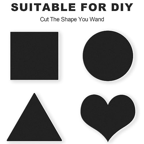 Storystore Foam Sheets Self Adhesive Closed Cell Neoprene Rubber Sheets Insulation Anti Vibration Foam Rubber Pads with Adhesive, Black (12" x 8" x 3/4", 4 Pack) by Storystore - Used condition - Image 4