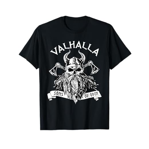 Vikingo Valhalla Hijos De Odin Nordo Thor Mitología Camiseta