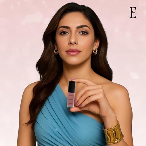 Image of Ellement Co Baesic Nail Polish 10ml | Dusty Rose Nude Shade | Glossy Gel Finish | Rich Pigmentation | Quick Drying | Long Lasting | Chip Resistant | Vegan & Cruelty Free | Nail Lacquer for Women