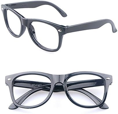 Kaptin 6 Pack Retro Children Stylish Cute Glasses Frame Without Lenses, Childrens Fake Eye Glasses