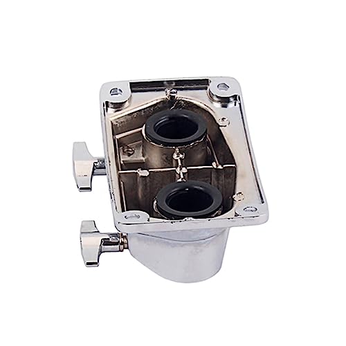 Placa Base para Batería, Soporte para Tom, Abrazadera de Montaje para Bombo y Tom, Abrazadera para Soporte de Platillos y Cowbell, Color Plata miniatura 2