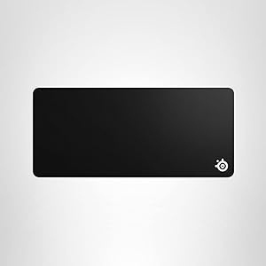 SteelSeries QcK Gaming Mouse Pad - XXL Cloth - Peak Tracking and Stability - Esports Mousepad - Never-Slip - Full Desk Coverage