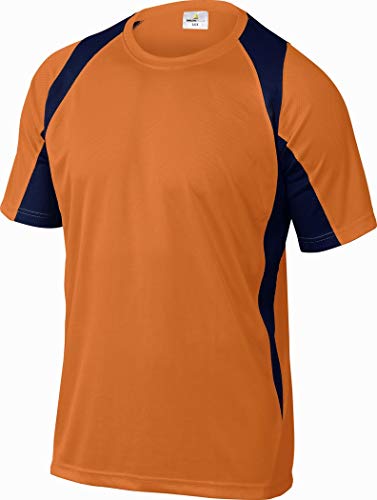Delta plus - Camiseta bicolor poliester bali nj/marino talla xxl