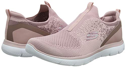 Image of Skechers Knit Slipon Womens Casual Sneakers Purple, 6