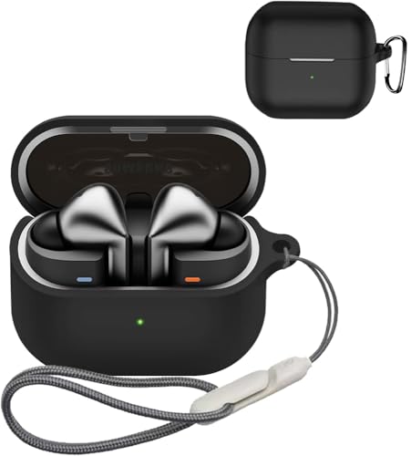 For Galaxy Buds 3 / 3 PRO �P�[�X �J�o�[�yBAOLINTX�zGalaxy Buds 3 PRO �P�[�X ���C�����X �C���[�z�� �p �P�[�X �V���R�����[�P�[�X �֗� ���s �y�� �ی�J�o�[ �L�Y�h�~ �h�o �h�k �y�ʏ��^ �ی�P�[