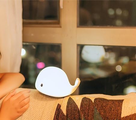 Miniatura 6 de Linda luz nocturna y lámpara para niños, luz nocturna LED portátil con batería de silicona para dormitorio de niños, niños pequeños, bebés,