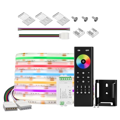Tira LED RGBW 16.4FT IP66 DC24V con Control Remoto 4 Zonas miniatura 1