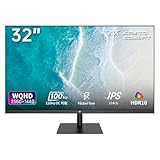 KEY TO COMBAT 32インチ モニター 100Hz WQHD 2560*1440 IPSパネル HDR10 Adaptive Sync sRGB109% 350cd/m² PS5対応目に優しい設計 VESA対応100mm×100mm HDMI 2.0×2 DP 1.4×1 省エネ設計 ビジネス/取引/グラフィック/映画 3年保証 H32T13