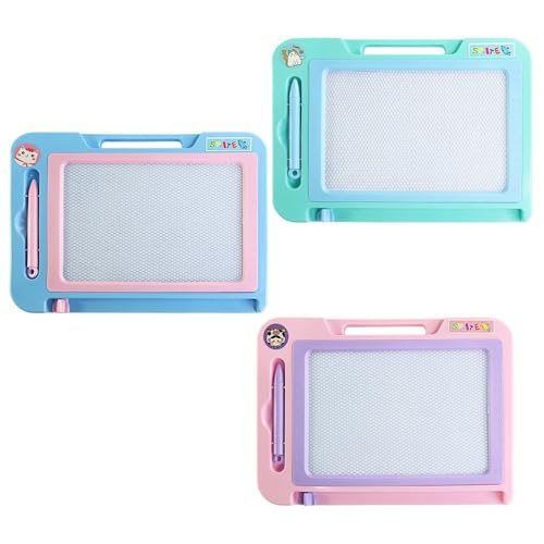 Lousa Mágica para Crianças, Tela em Branco para Desenho e Escrita, Apagador Lateral, Durável e Resis