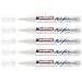Produktbild EDDING Acrylmarker 5100 Verkehrsweiß, mittlere Spitze, 2-3 mm, 5 Stück