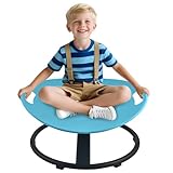 Casuenia Spinning Chair for Autistic Kids, Sensory Swivel Chair with Safety Handles, 330LBS Weight Capacity, Spinning Toy for Kids Autism & ADHD Age 3+, Sensory Product for Body Balance