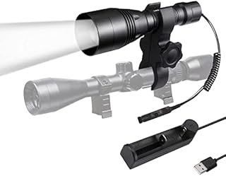 850nm Infrared Hunting Light Flashlight, Beam Adjustable IR Illuminator, LUMENSHOOTER A8S Long Range Scope Mounted Torch for Night Vision Optics(Not a regular light,Must Use With Night Vision Devices)