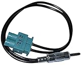 Adaptador de antena AERZETIX: Cable Adaptador de Antena autoradio Doble FAKRA-DIN para Coche C4556