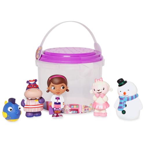 Image of Disney Store Unisex-Children Bath Set (Doc McStuffins) - Kids Bath Accessories with Beloved Disney Characters - Colorful and Fun Bath Time Essentials for Kids - Suitable for All Ages