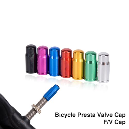 4pack Bicycles Tyre Valves Caps Universals Valves Stem Caps Threaded Caps for Bicycles Tire Accessory