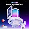 MAONO USB Gaming Microphone with Noise Cancellation, Computer PC Condenser Mic with RGB Light, Mute, Gain, Monitoring for Streaming, Podcast, YouTube, Twitch, Discord, PS5, PS4, DGM20S White #1