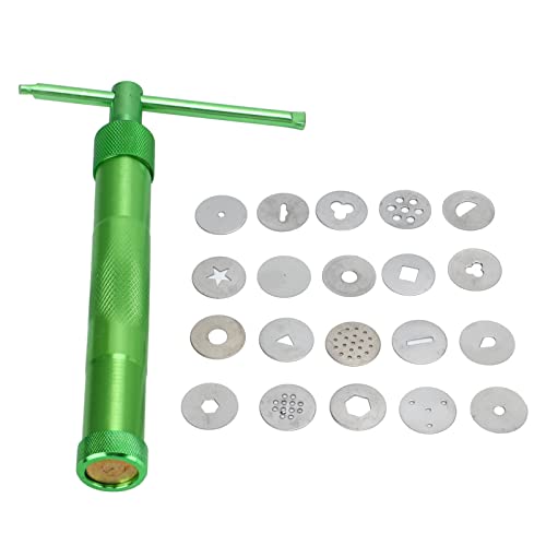Lista de Extrusores para arcilla - solo los mejores. 42 Extrusor de Pasta de Azúcar Extrusor Fondant Arcilla Polimérica Exprimidor de Barro Giratorio Herramientas Rotativas de Jardín de Acero Inoxidable para Masa, Pistola de Barro