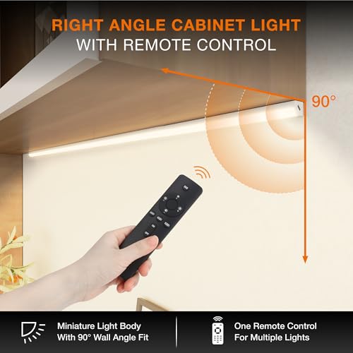 Image of Under Cabinet Lights Remote Control,2 Pack Magnetic Dimmable Closet Lights,USB Rechargeable Wireless LED Shop Light,Ceiling and Under Counter Lights for Kitchen (White, 80CM)