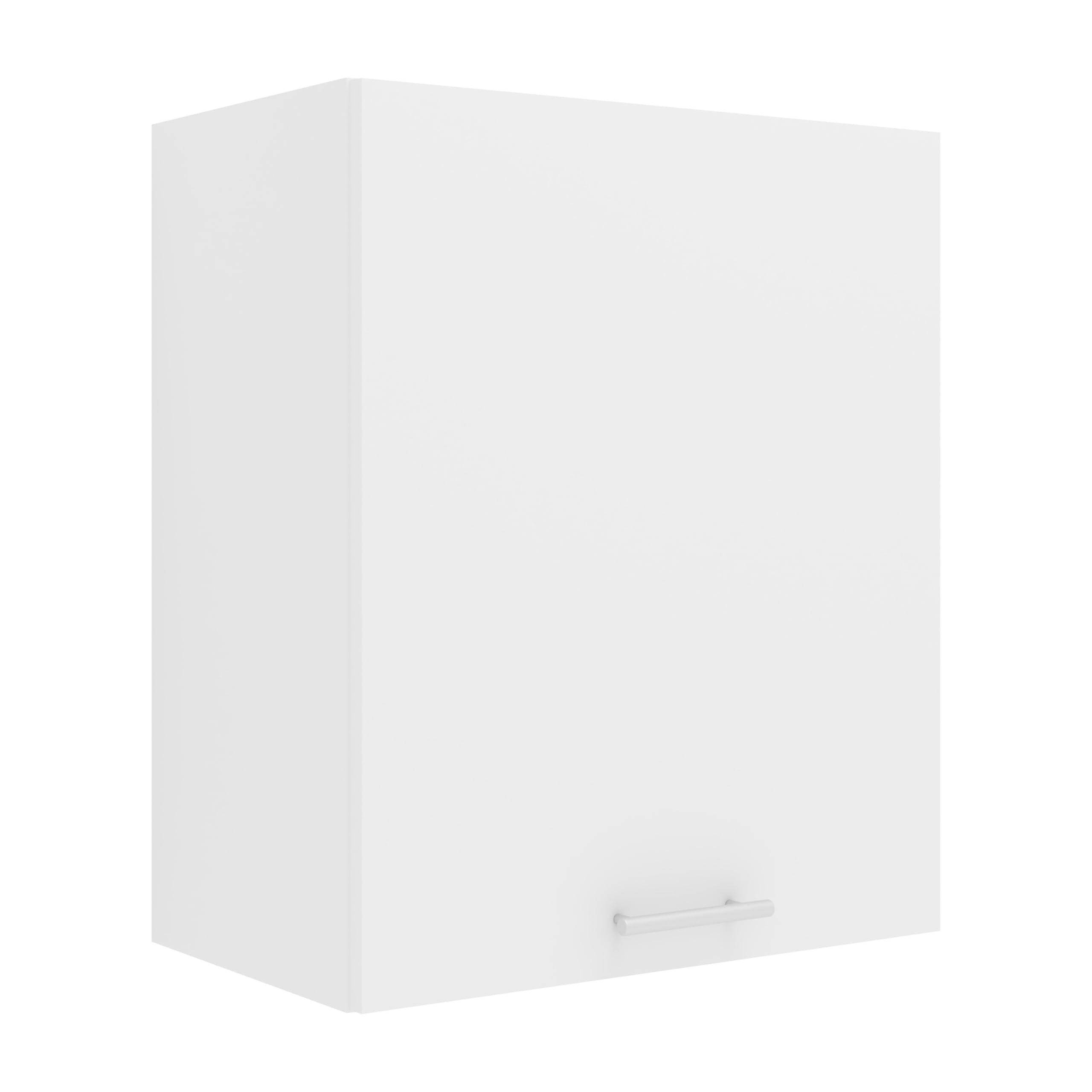 VCM Armoire Suspendue 1 Porte en Bois Blanc Taille Unique