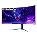 LG 45GR95QE-B Curved Ultragear Gaming Monitor 45-Inch (3440 x 1440) OLED Display, 240Hz Refresh Rate, 0.03ms GtG Response Time, NVIDIA G-SYNC Compatible, Contrast Ratio 1.5M:1, Black