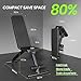 Adjustable Weight Bench for Home Gym, Foldable Workout Bench for Full Body Fitness Dumbbell Exercise, 600LBS Incline Decline Flat Bench with Resistance Bands for Strength Training