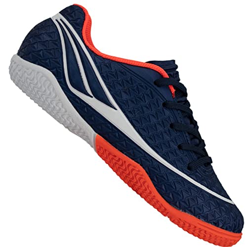 Chuteira Penalty Futsal Storm Kids XXI Azul Escuro - Infantil - 34 - Azul escuro