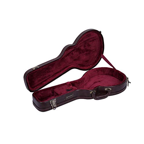 Image of Crossrock Vintage Brown Arch-top Wooden case for F Style Mandolin (CRW600MFBR)