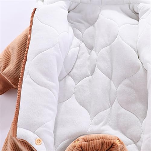 Combinaison de neige bébé polaire à capuche pour hiver chaud