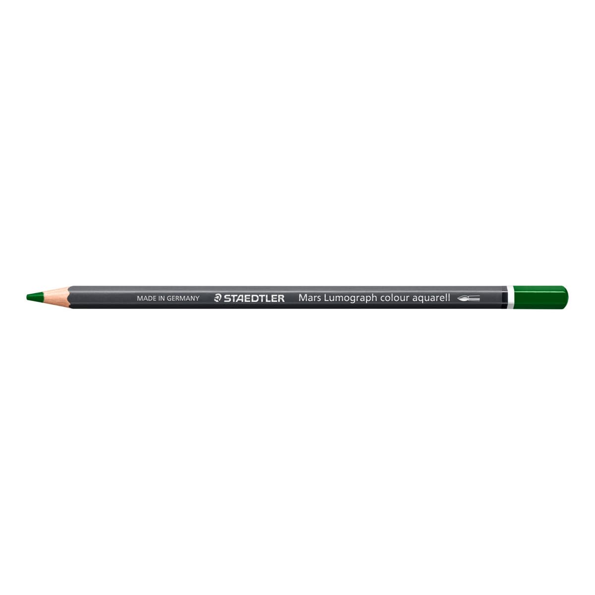 STAEDTLER Watercolour Pencil - Chrome Oxide Green - Mars Lumograph Colour Aquarell - Pack of 6, 104-591