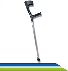 Muleta Canadense em Alumínio Regulável e Sistema Antirruído 130 Kg - Par - Hidrolight