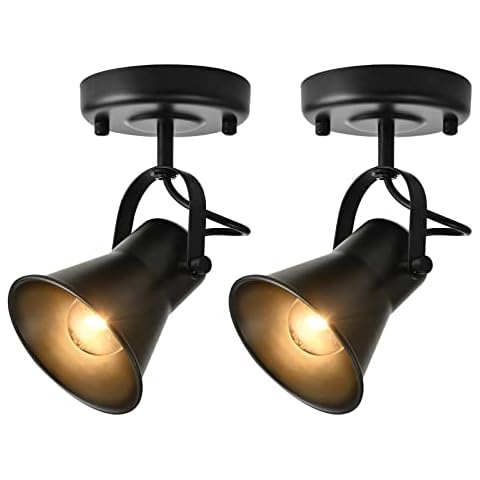 KEESFU Mini Track Lighting Black Spot Lights Cover