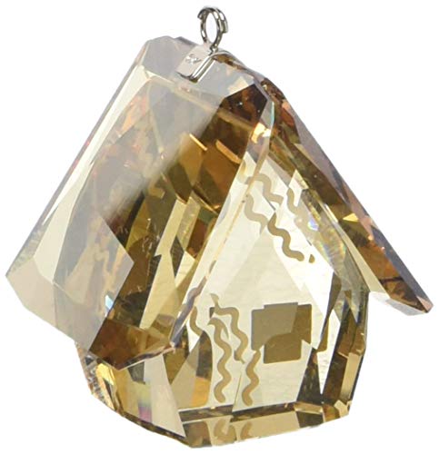 Swarovski Gingerbread House Ornament, Amber/Green/Red Crystal #TOP28