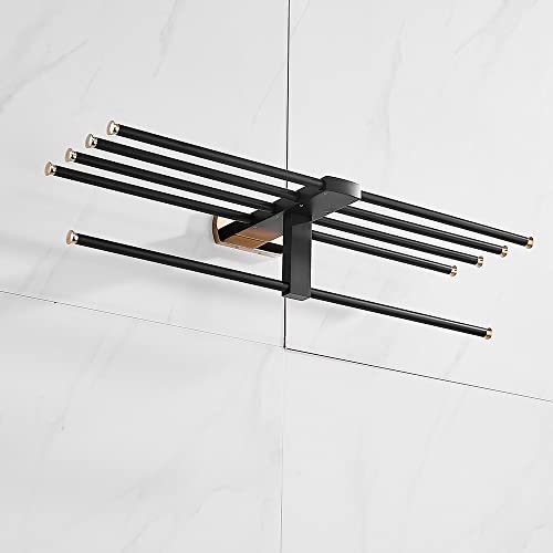 Porte-serviettes de salle de bain mural avec barre simple robuste