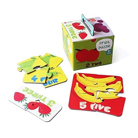 Shumee Fruit Jigsaw Puzzle (3 Years+) - 6 Puzzles, 24 Pieces