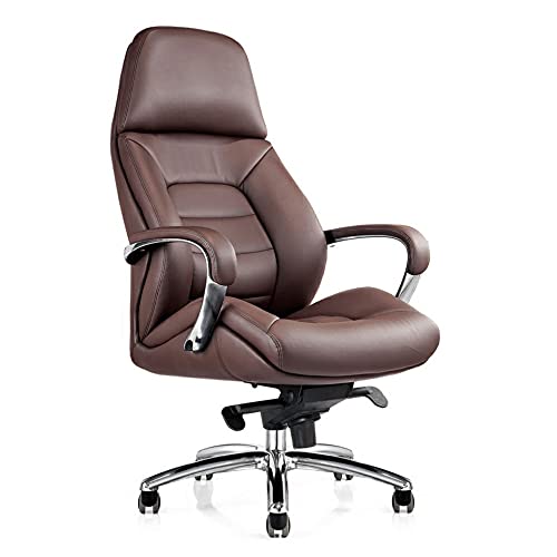 RedOAK Rebello Brown High Back Executive Chair