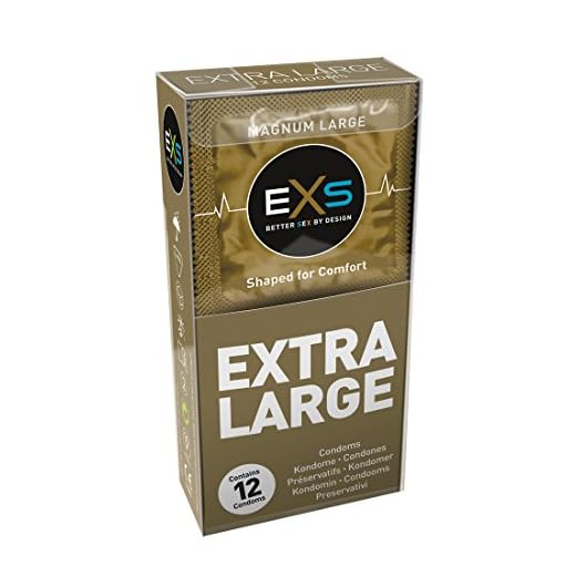 EXS Magnum 12 XXL-Kondome - Kondome für den großen Penis: ausreichend Platz mit 60mm Breite