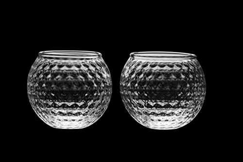 Golf Whiskey Glasses – Rocks Glass For Rum, Scotch, Wine Glasses - Bourbon Gifts - 10Oz Cocktail, Lowball, Old Fashioned Glass (Set Of 2) Dad Golf Gifts For Men And Women Golfers Who Like Whiskey #TOP4