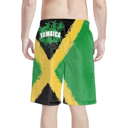 Jamaica Flag Matching Swimsuits for Couples Bikini Sets for Women Men's Swim Trunks Beach Bathing Suit3