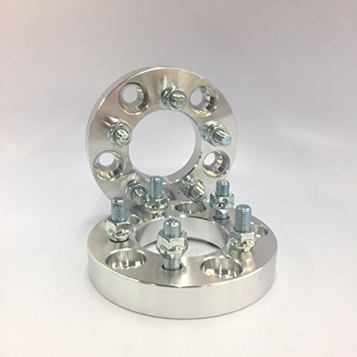 Customadeonly 2 Pieces 1" 25mm Hub Centric Conversion Wheel Rim Adapters Spacers (Change Bolt Pattern) 5x115 to 5x112 12x1.5 Studs 70.3 Center Bore Thread Pitch 12x1.5