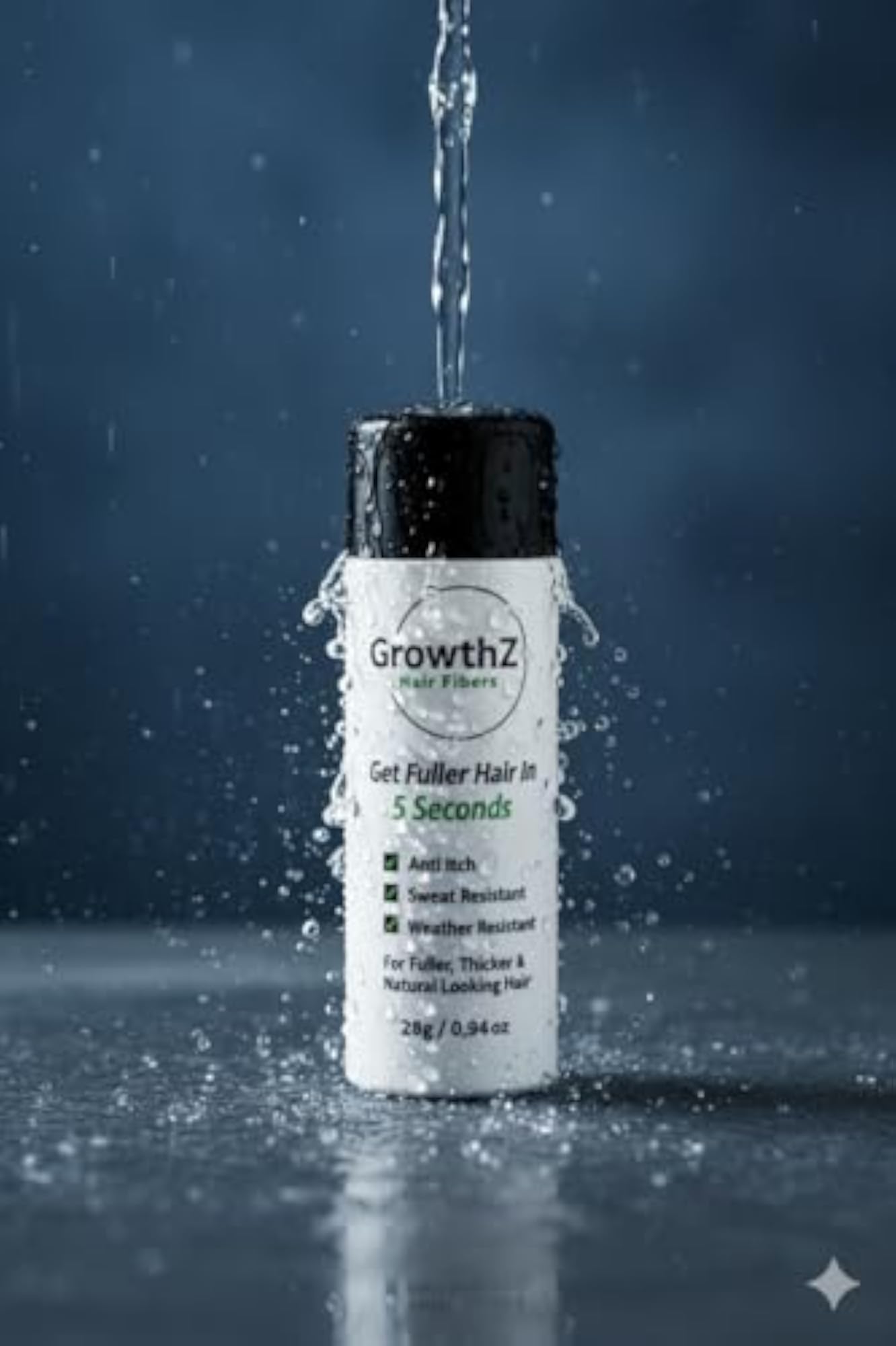 Hair Building Fibers, Medium Brown, 28g
