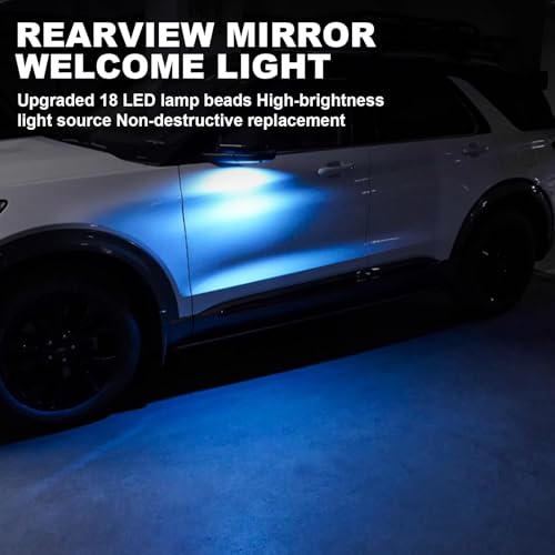 Luces LED para espejo lateral Ford Explorer 2020-2023 miniatura 5